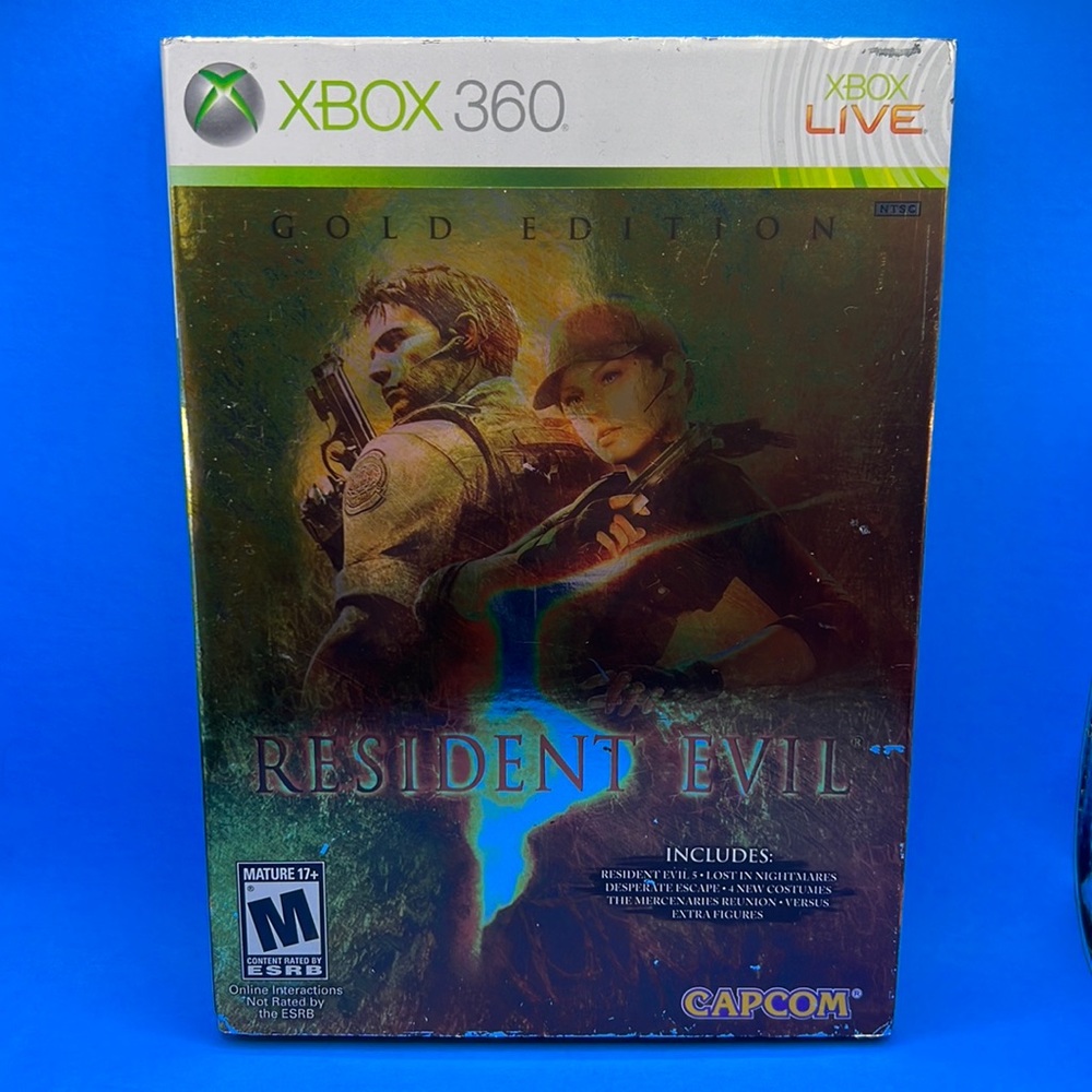 Resident Evil 5 Gold Edition for XBox360 CIB Excellent Condition